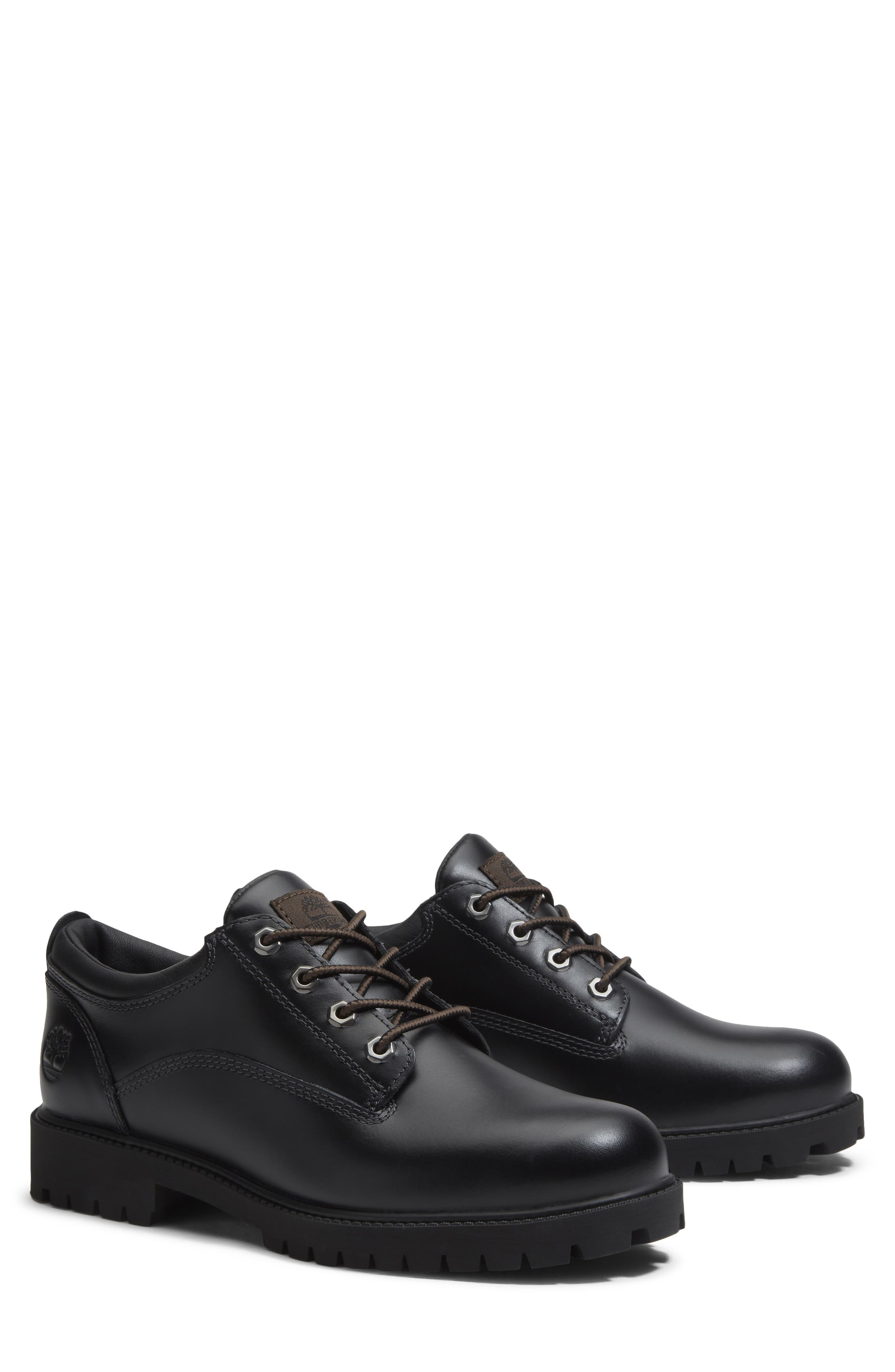 Timberland Heritage Derby, Alternate, color, Black Full Grain