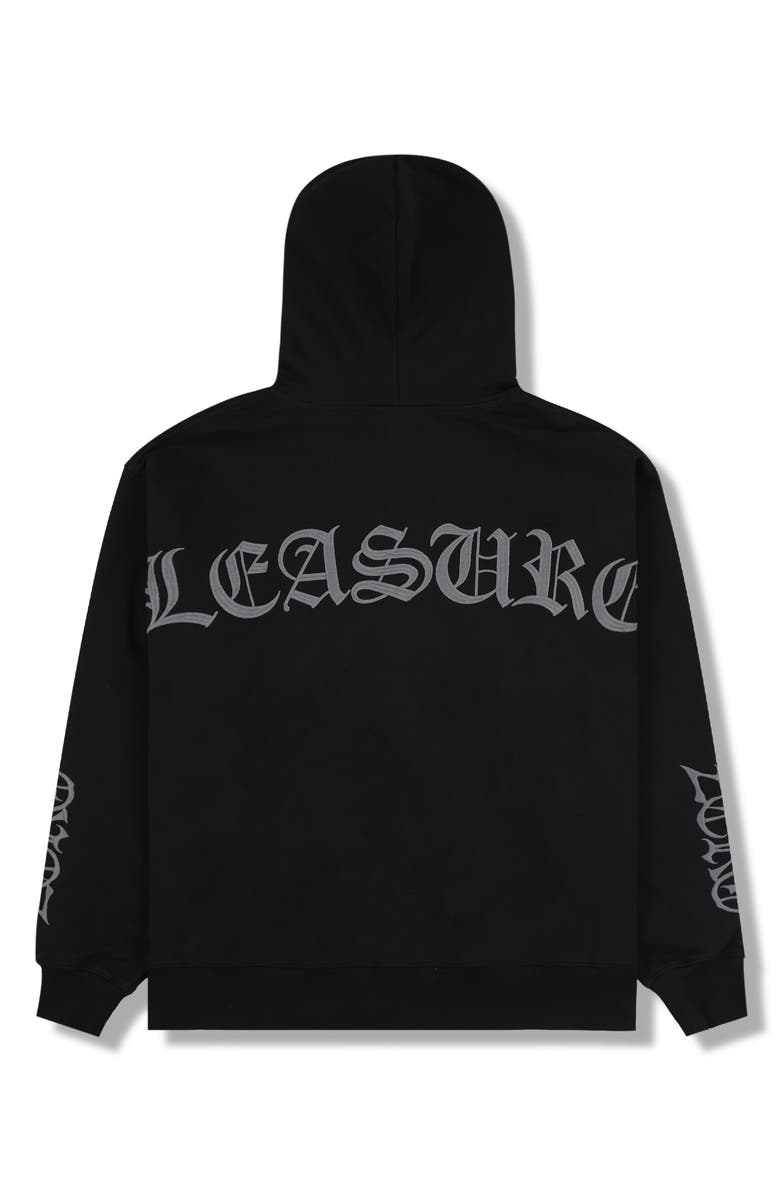 PLEASURES x Zero Balaclave Zip Hoodie, Alternate, color, Black