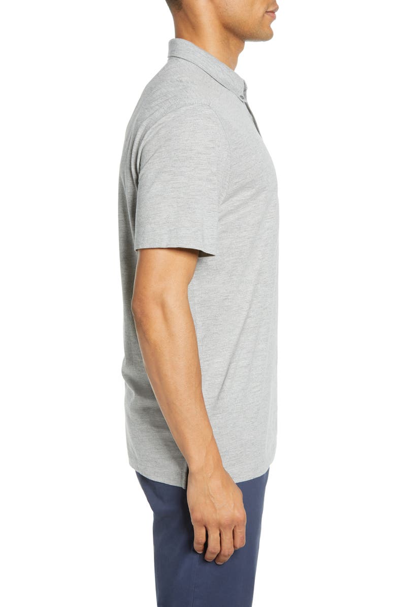1901 Marled Slub Slim Fit Polo, Alternate, color, 