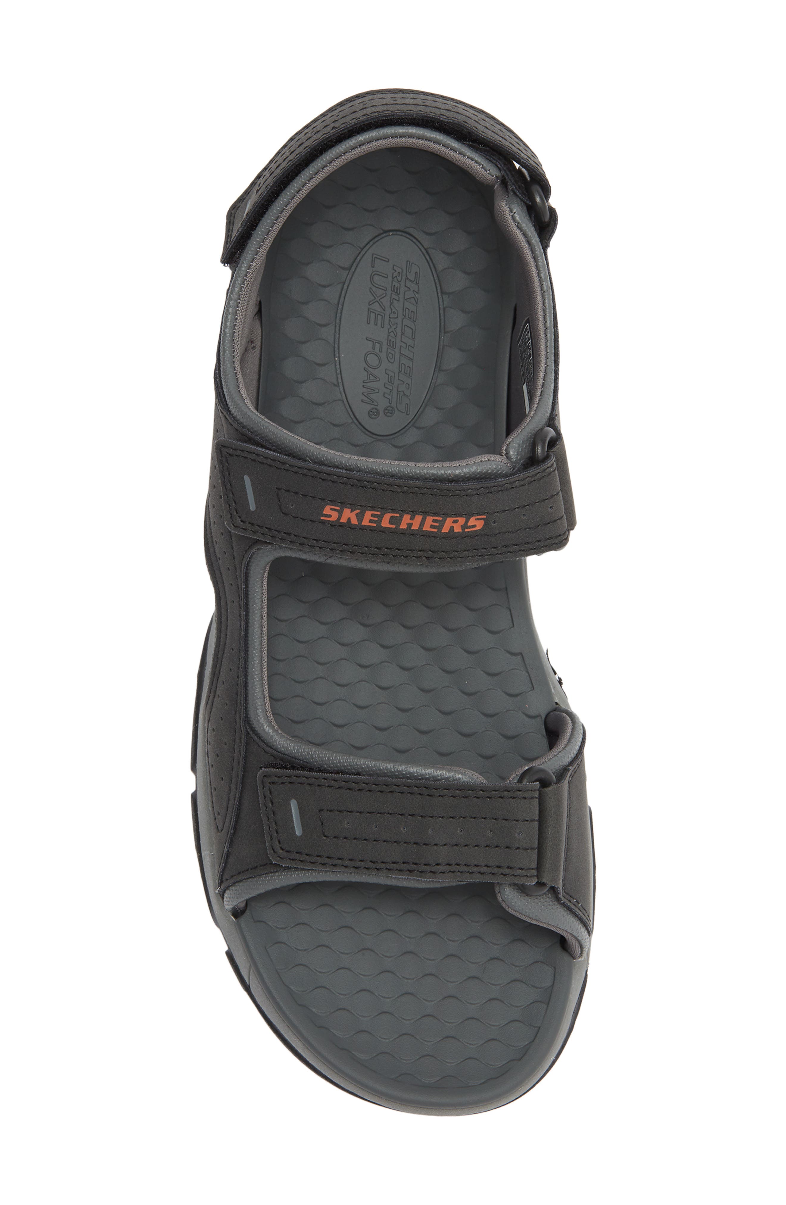 SKECHERS Tresmen - Garo Relaxed Fit Sandal, Alternate, color, Black