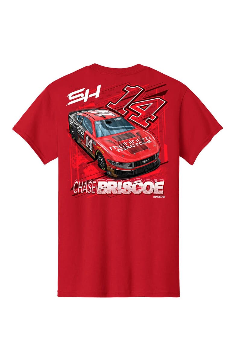 STEWART-HAAS RACING Men's Stewart-Haas Racing Team Collection  Red Chase Briscoe Car T-Shirt, Alternate, color, Red