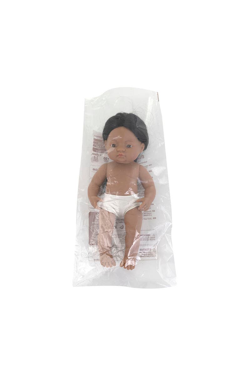 Miniland Baby Doll Native American Boy 15'', Alternate, color, Dark Skin
