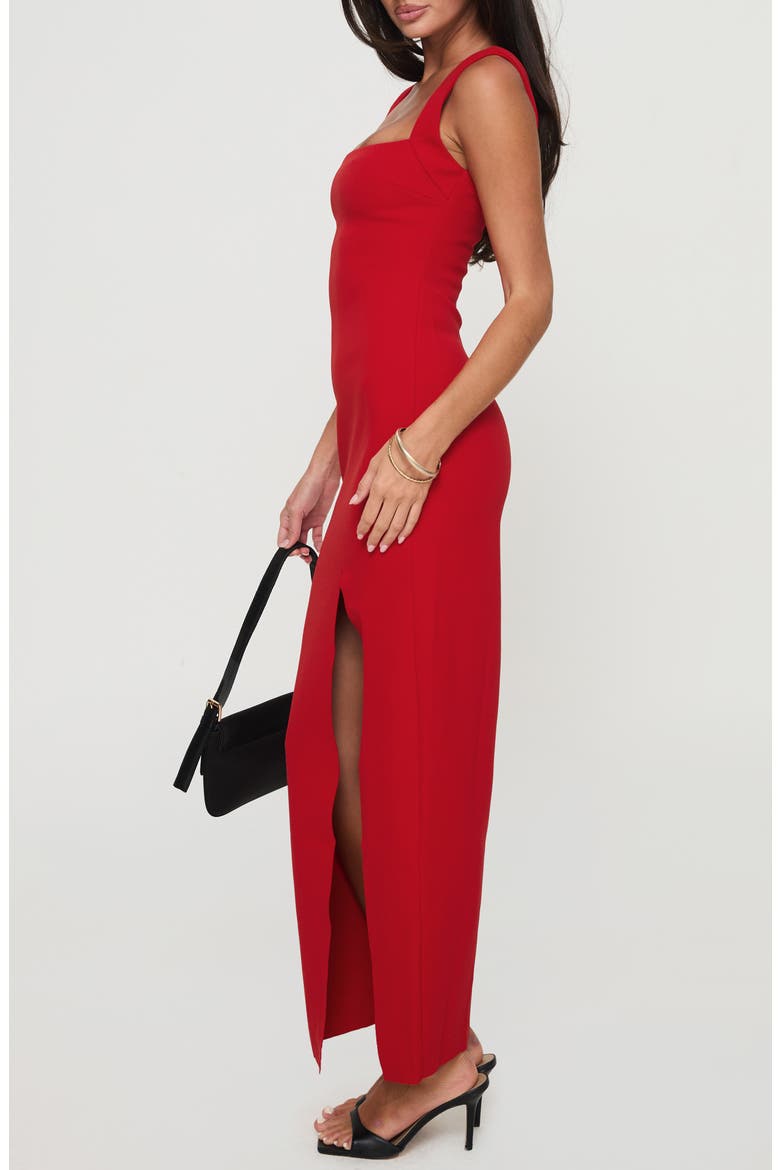 princess polly bombshell maxi dress strapless open back dress Princess Polly Bombshell Maxi Dress Black