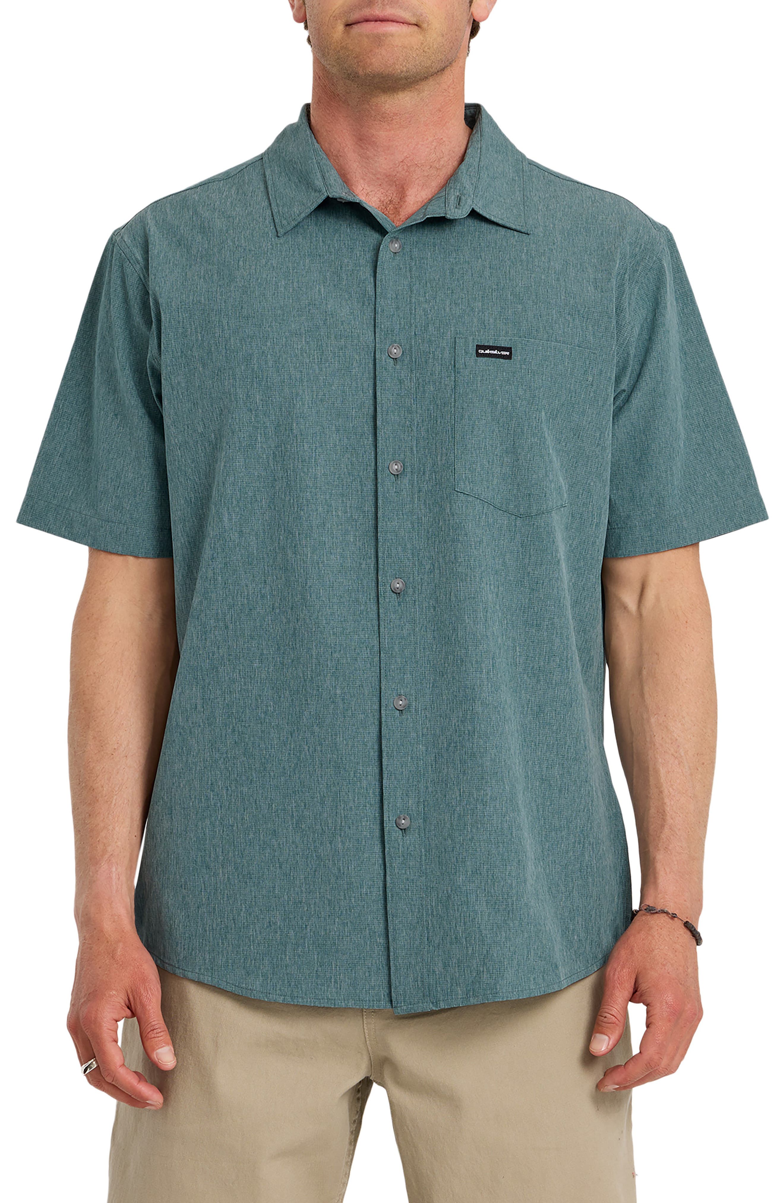 Ridgeport Regular Fit Short Sleeve Performance Button-Up Shirt