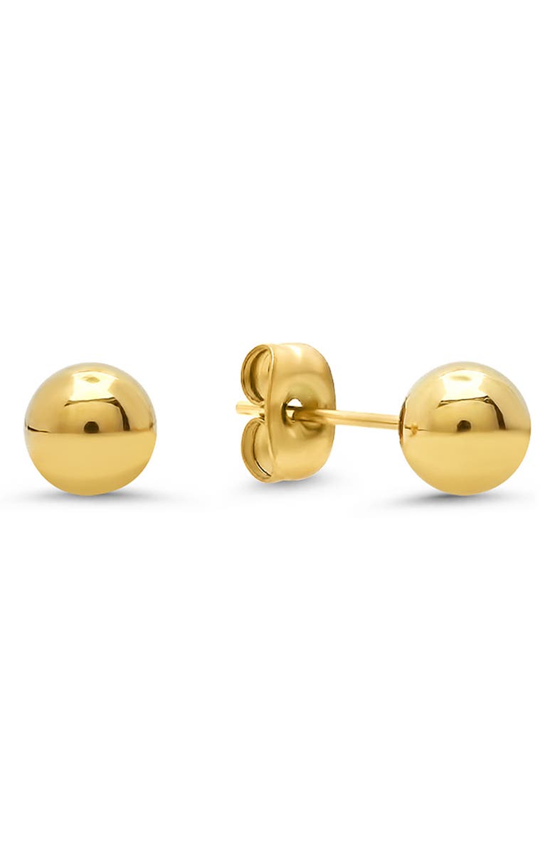 HMY JEWELRY Ball Stud Earrings, Alternate, color, Yellow