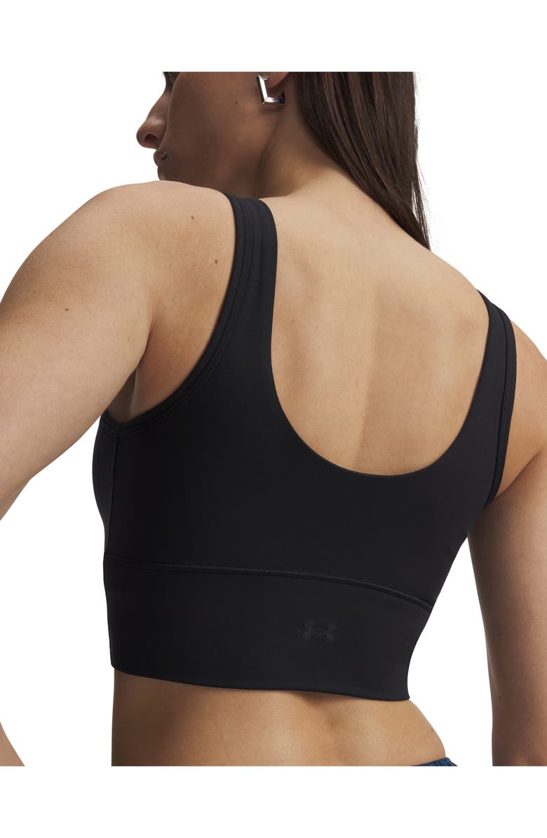 Under Armour Meridian Performance Crop Tank, Alternate, color, Black / / Black