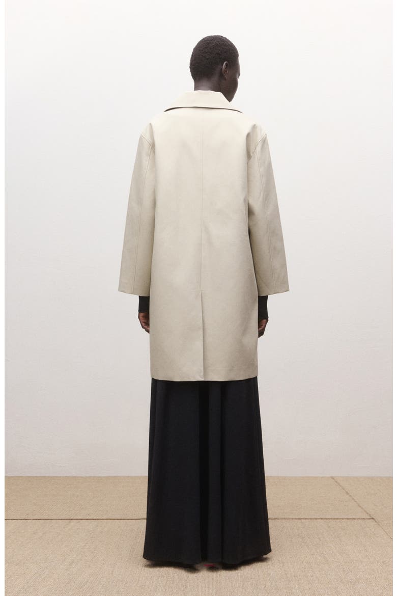 Cotton Twill Trench Coat, Alternate, color, LIGHT/ PASTEL GREY
