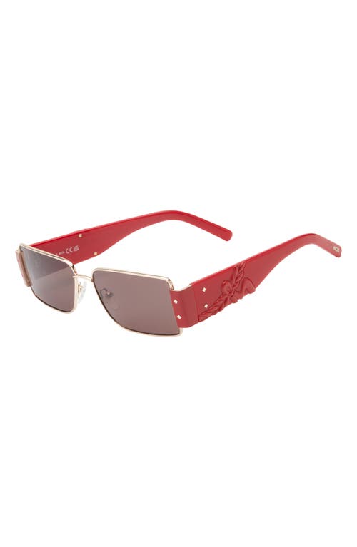 Mcm 55mm Rectangular Sunglasses In Multi