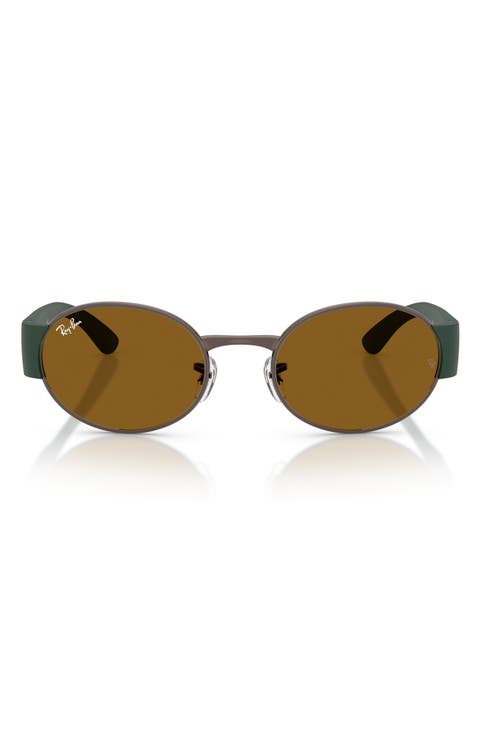 52mm Oval Sunglasses