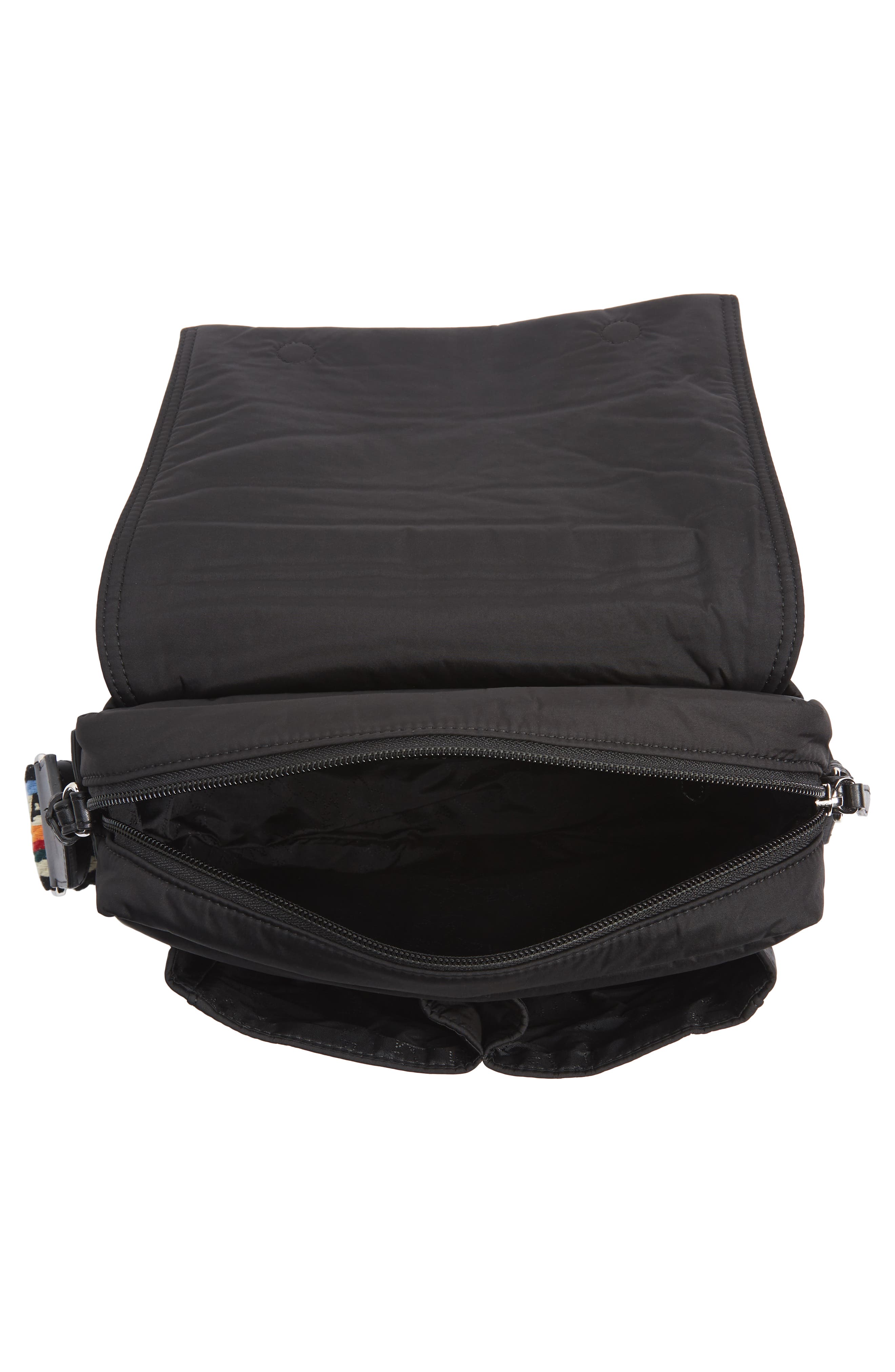 Stella McCartney Medium Padded Eco Nylon Shoulder Bag, Alternate, color, 