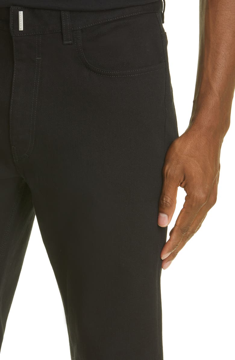 Givenchy Slim Fit Stretch Jeans, Alternate, color, Black