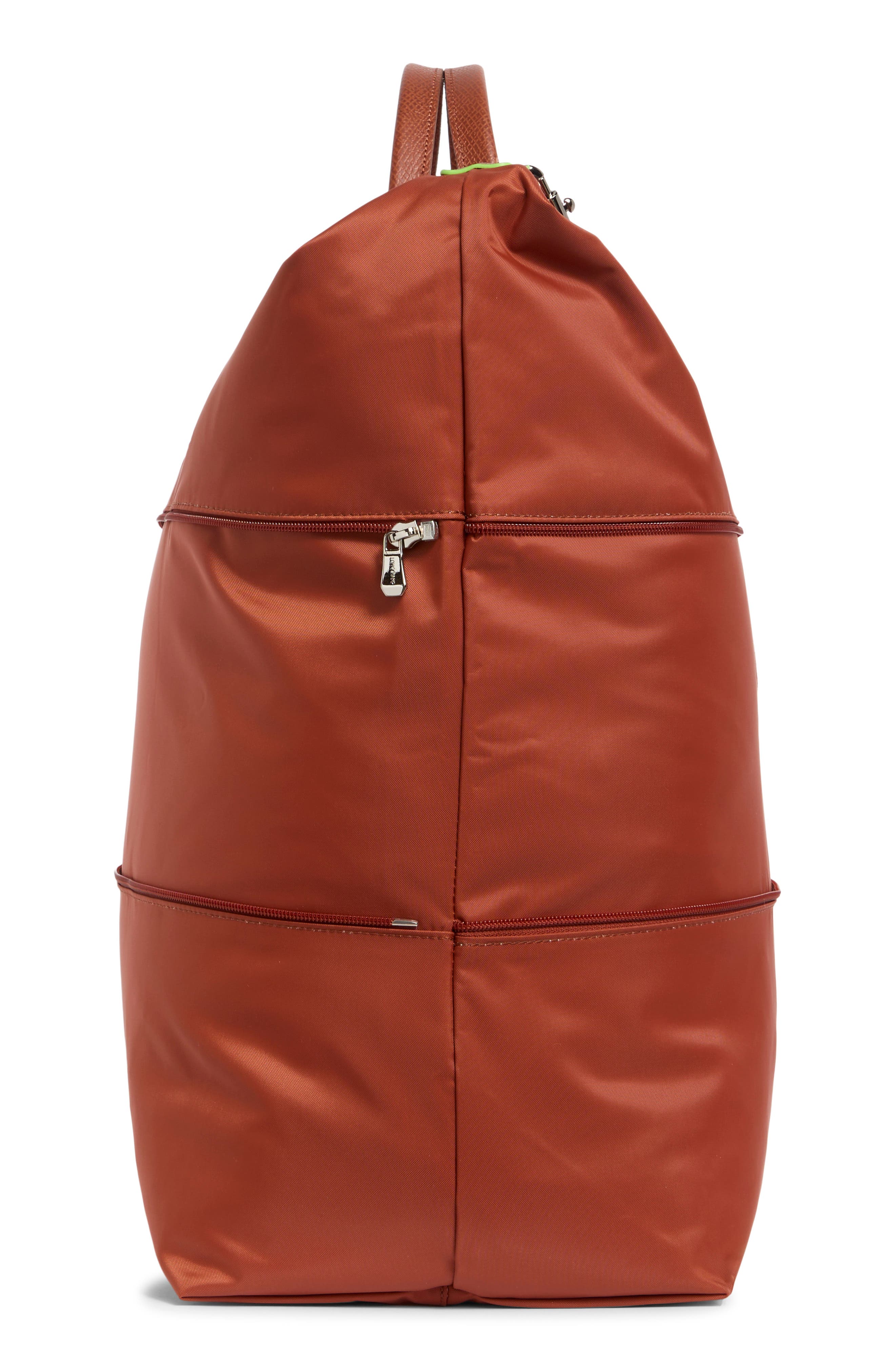 Le Pliage Green Expandable Duffle Bag, Alternate, color, CHESTNUT