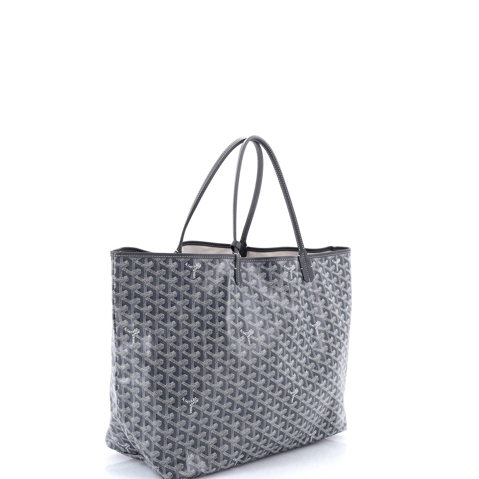 Pre-Owned Goyard Saint Louis Tote Coated Canvas GM, Alternate, color, Gray