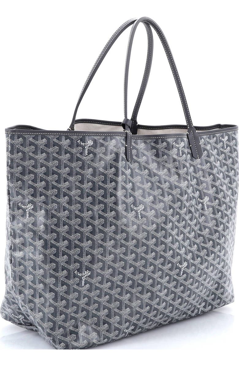 Pre-Owned Goyard Saint Louis Tote Coated Canvas GM, Alternate, color, Gray