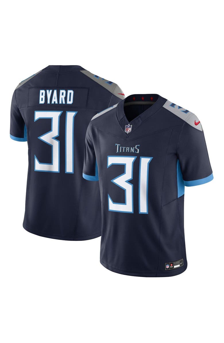 Nike Men's Nike Kevin Byard Navy Tennessee Titans Vapor F.U.S.E. Limited Jersey, Main, color,