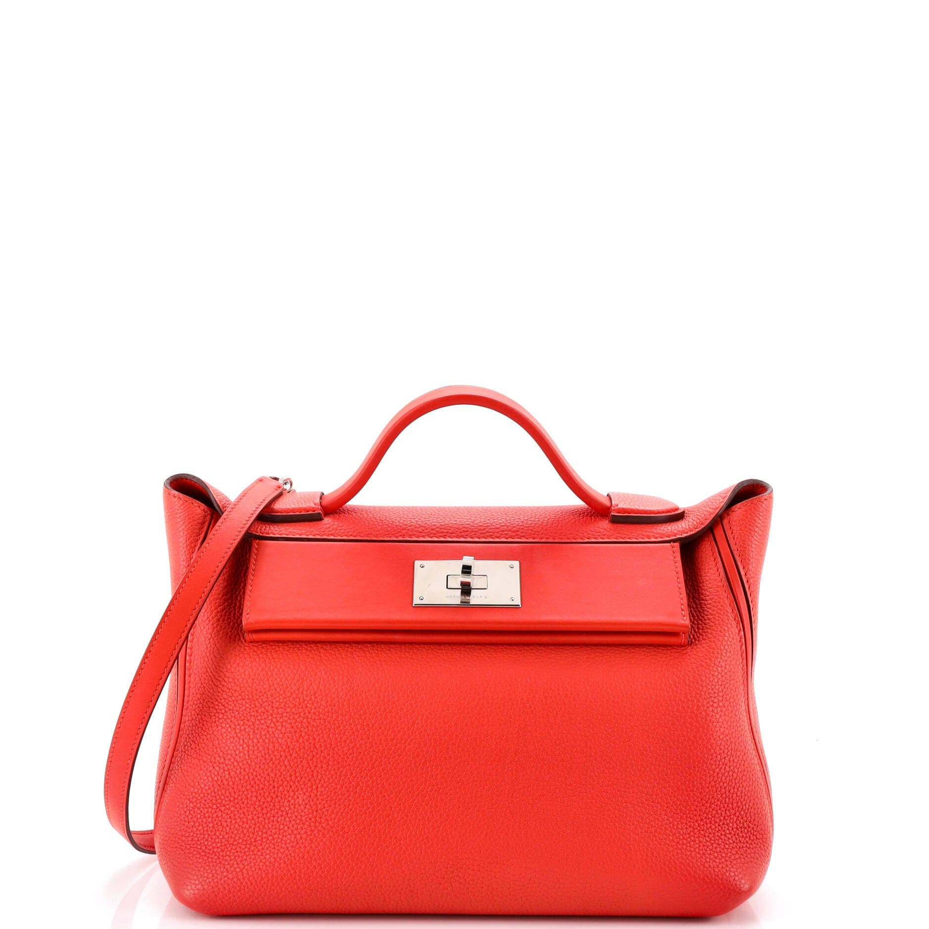 Pre-Owned Hermes 24/24 Bag Togo with Swift 29, Main, color, Capucine