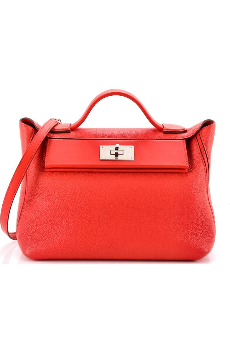 Pre-Owned Hermes 24/24 Bag Togo with Swift 29, Main, color, Capucine
