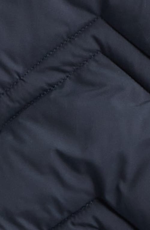 Bernardo Longline Hooded Puffer Jacket In Blue