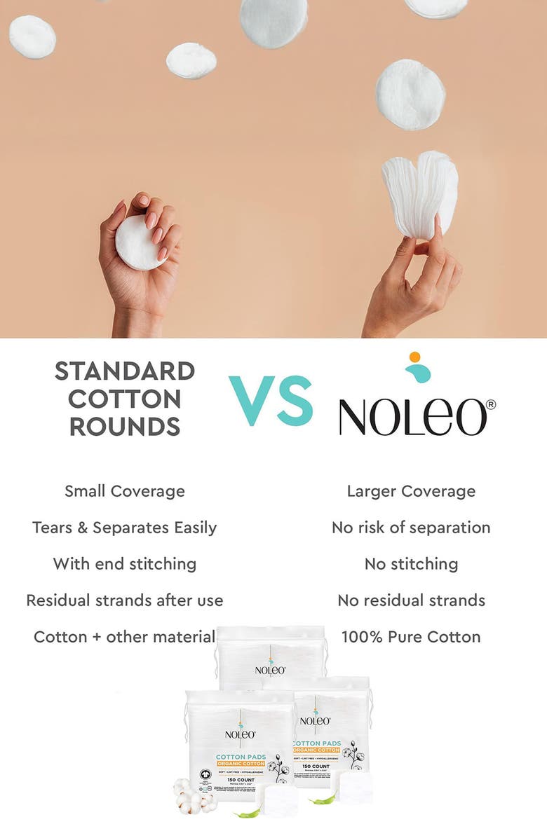 NOLEO 3-in-1 Diaper Cream + Cotton Pads Set, Alternate, color, White