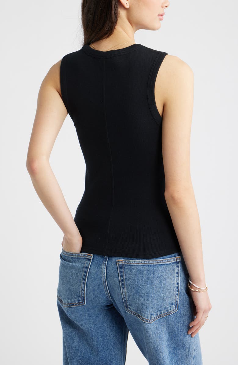 BP. Crewneck Rib Tank, Alternate, color, Black