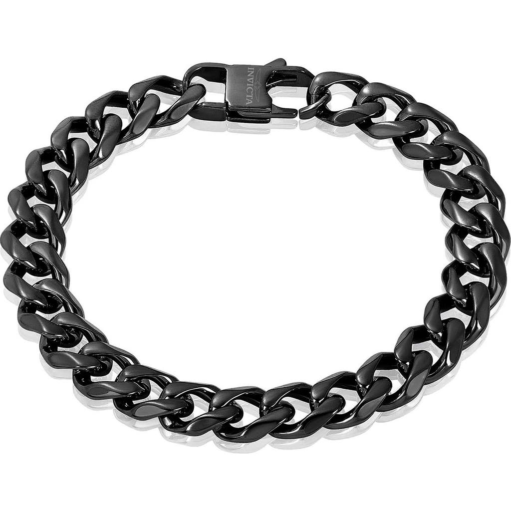 West Coast Jewelry Mens' 11mm Curb Chain Link Bracelet In Black