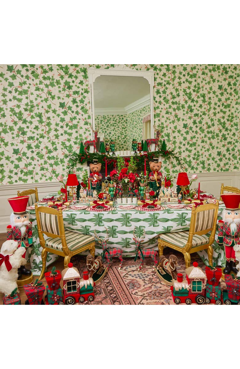 Mrs. Alice Felix Red & Green Gingham Placemats, Alternate, color, Red