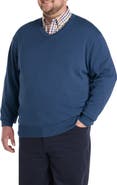 Harbor Bay by DXL Big & Tall V-Neck Pullover