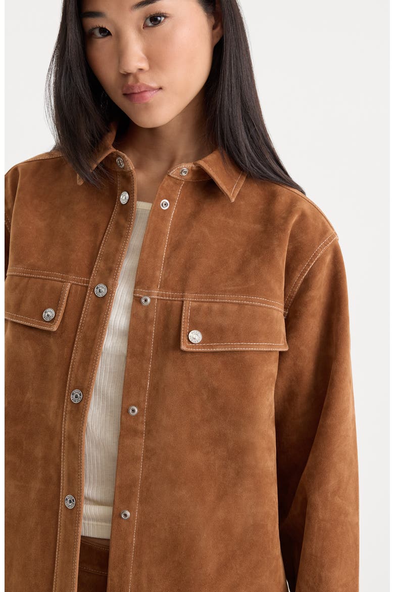 Better Than Suede Overshirt, Alternate, color, CAFE CLAY