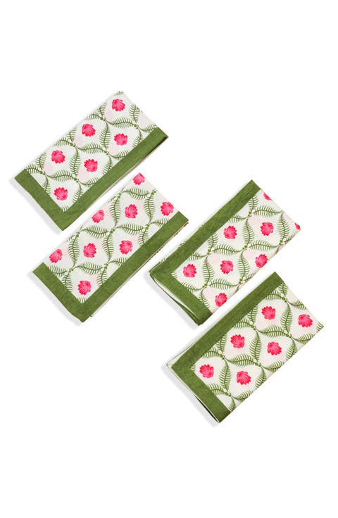 Cotton Set of 4 Napkins
