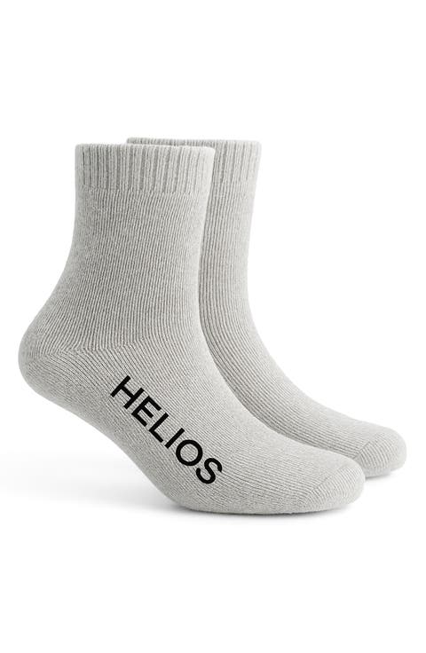Thermal Retaining Wool Blend Crew Socks