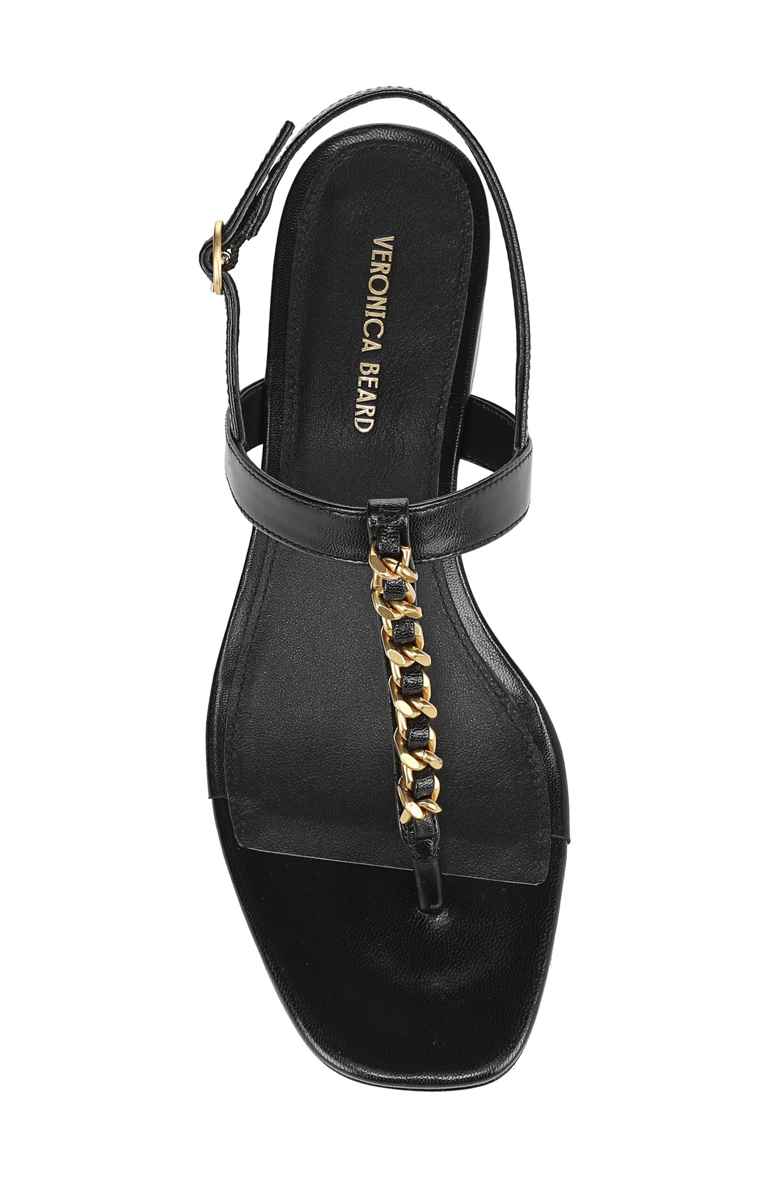 Veronica Beard Andie Slingback Sandal, Alternate, color, Black