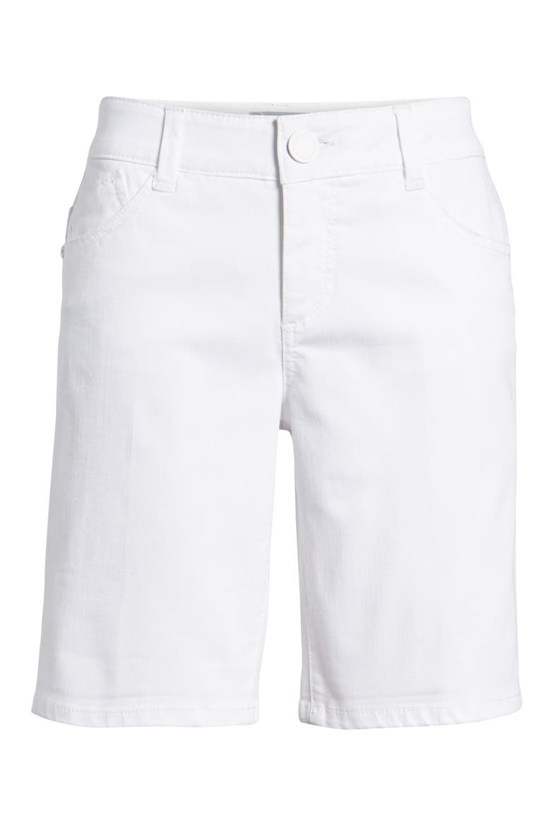 Denim Shorts, Alternate, color, OPTIC WHITE