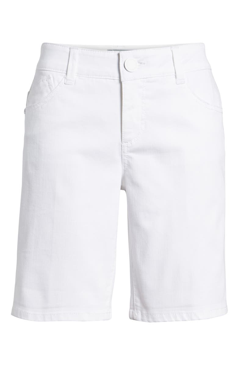 Wit & Wisdom 'Ab'Solution Denim Shorts, Alternate, color, Optic White