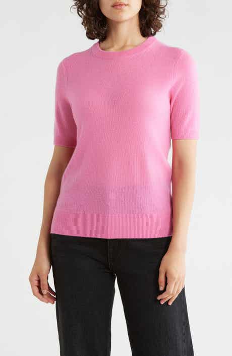Short Sleeve Cashmere Sweater