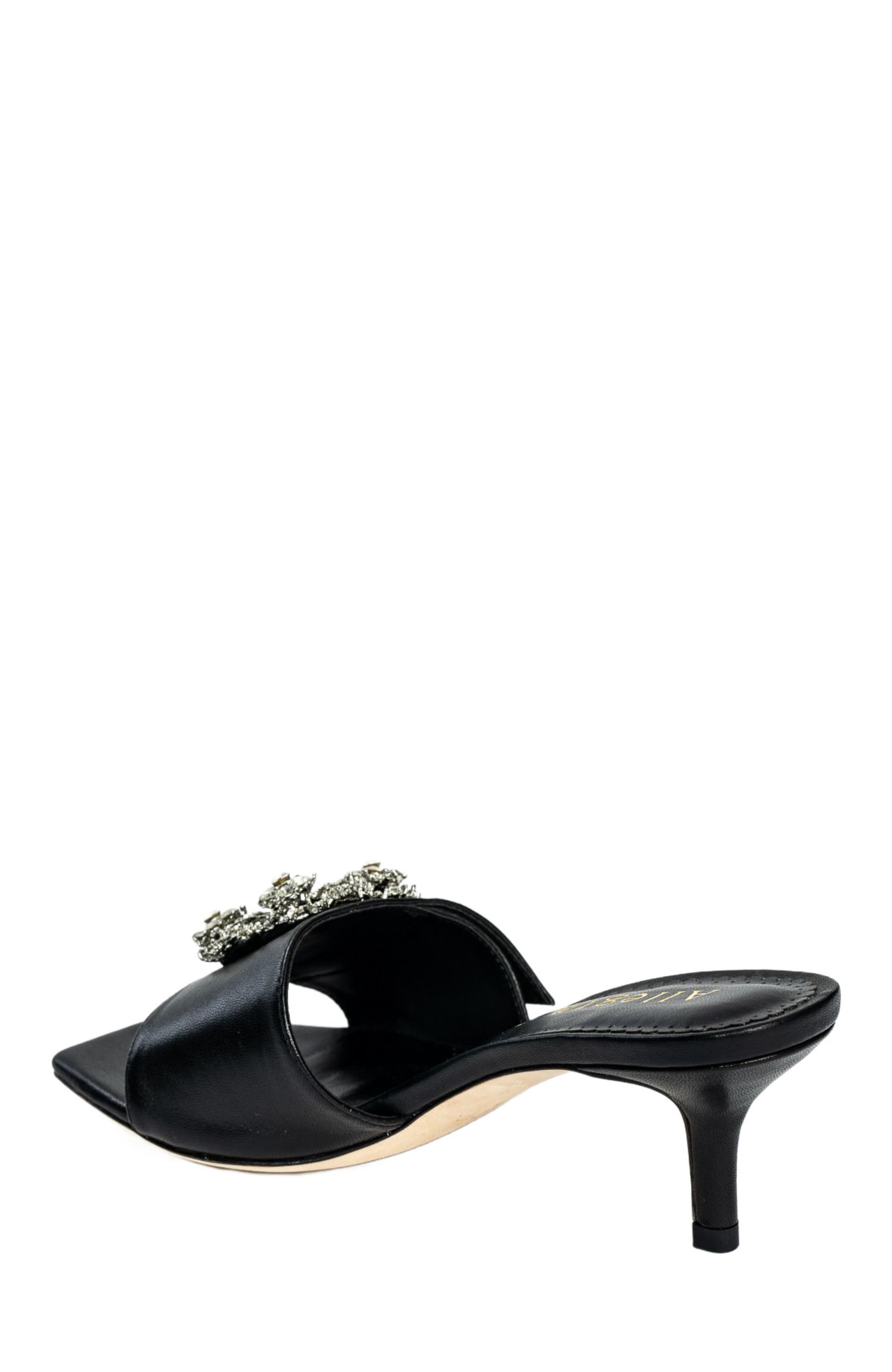 Allegra James Harper Leather Sandal, Alternate, color, 