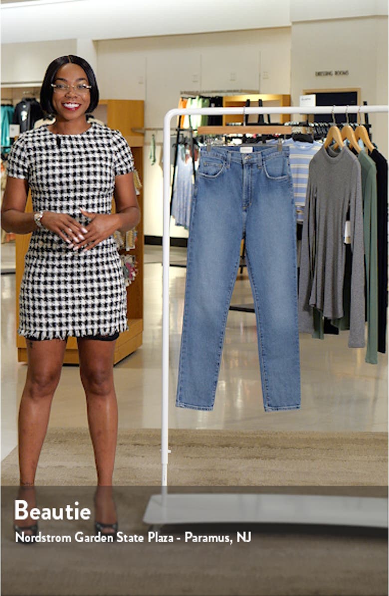 The Valentina High Waist Crop Cigarette Jeans, sales video thumbnail