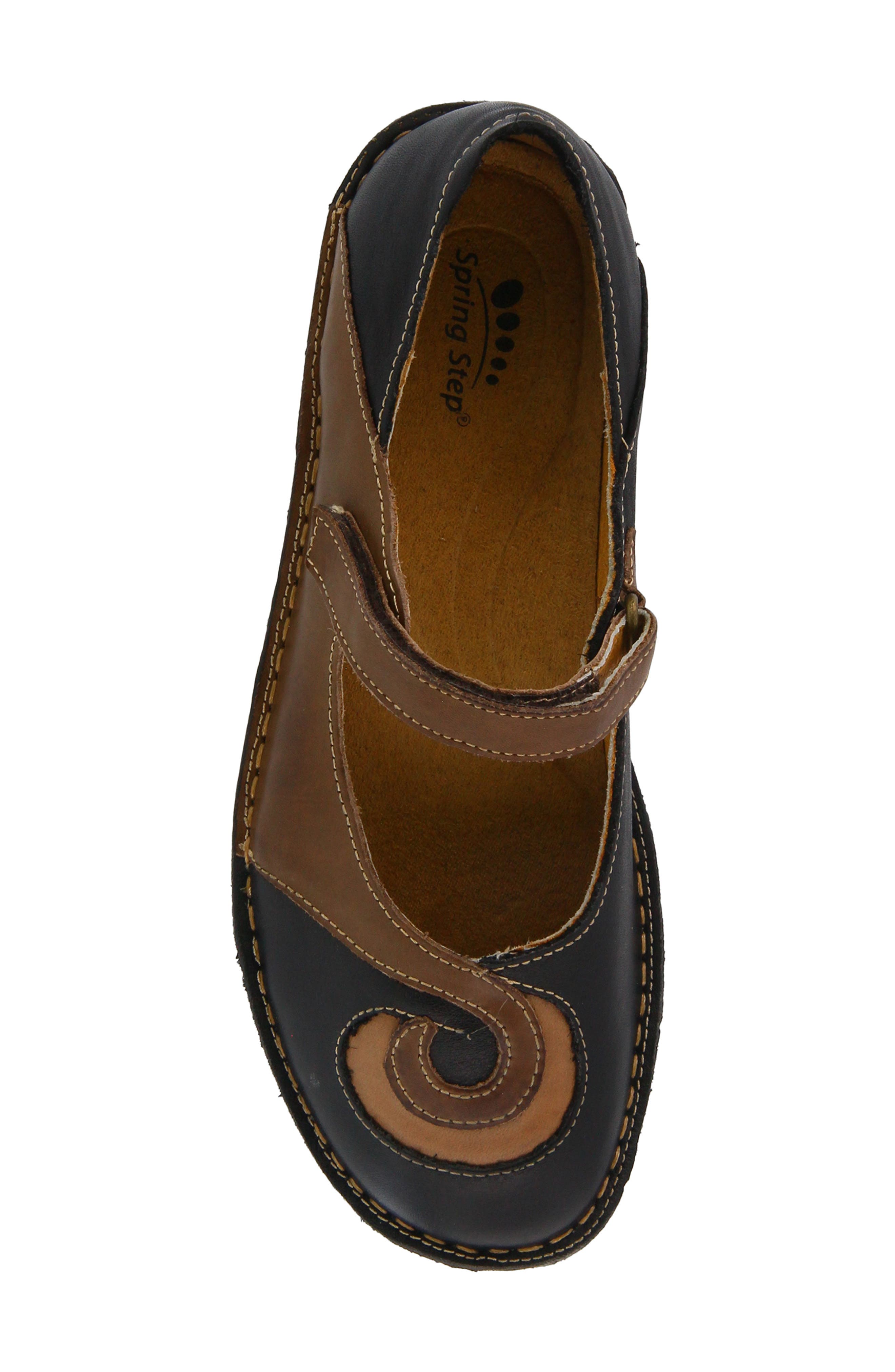 Cosmic Mary Jane Flat, Alternate, color, BLACK