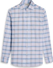 Bugatchi Alvin Trim Fit Plais Cotton Button-Up Shirt