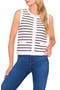 Stripe Crewneck Sweater Vest