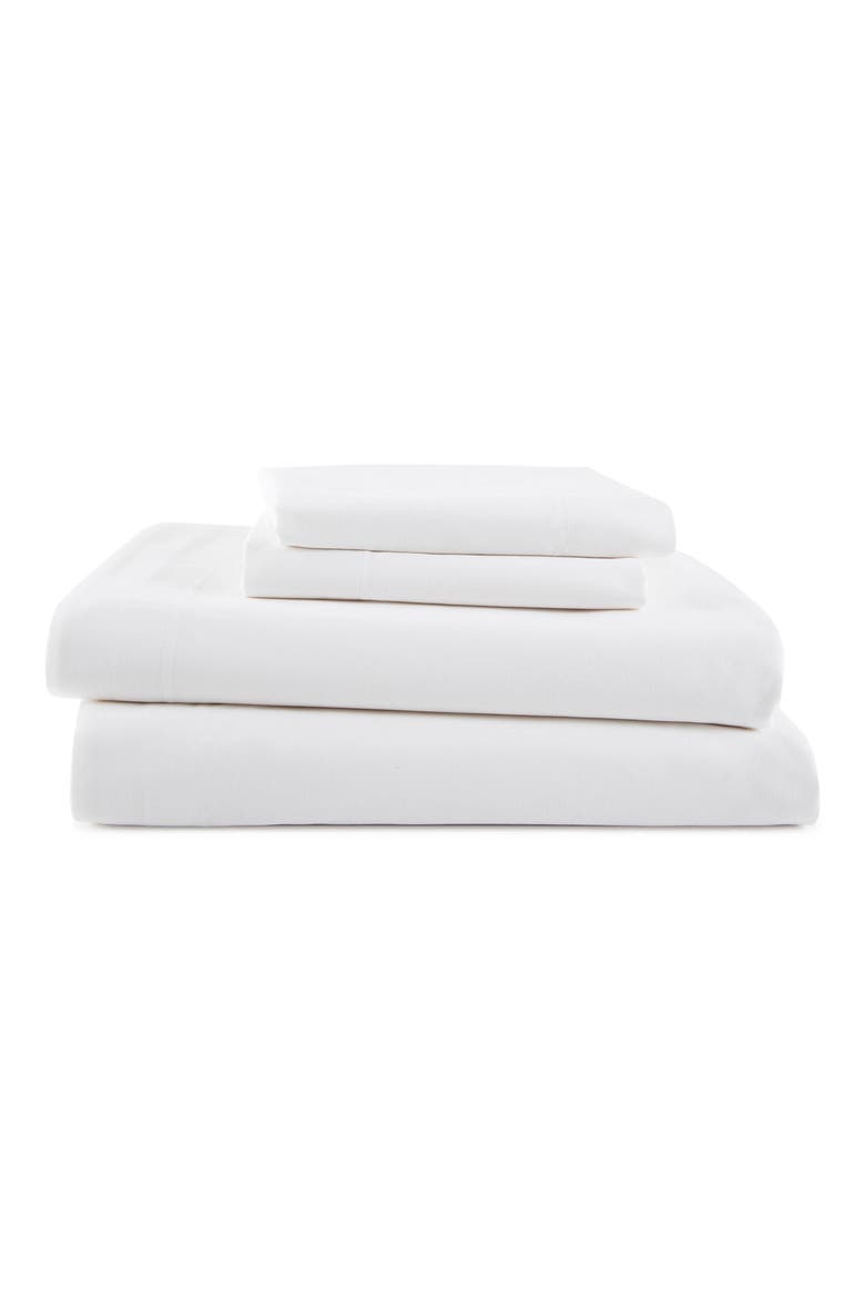 225 Thread Count Sheet Set, Main, color, WHITE