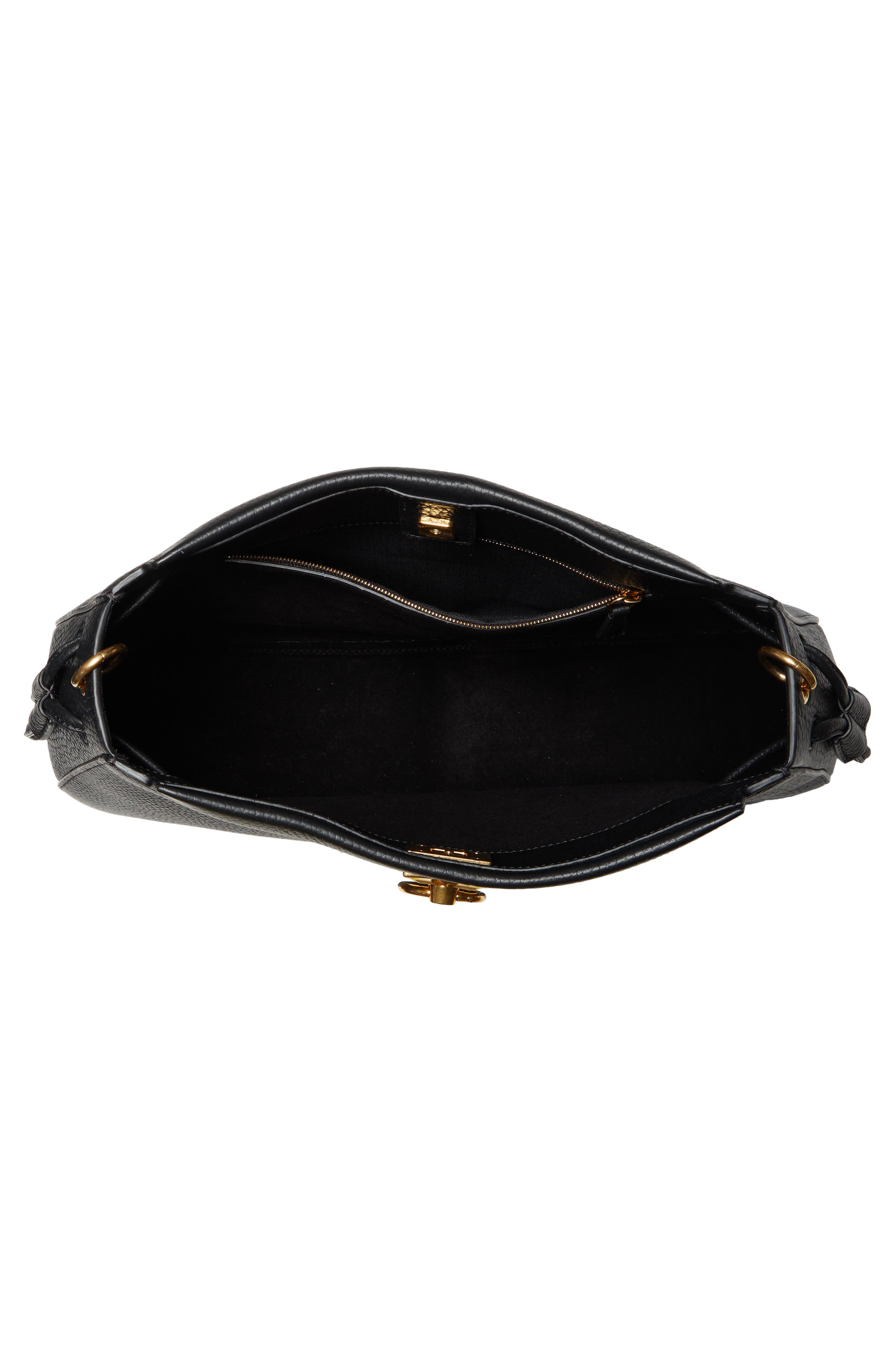 Mulberry Iris Leather Hobo Bag, Alternate, color, 