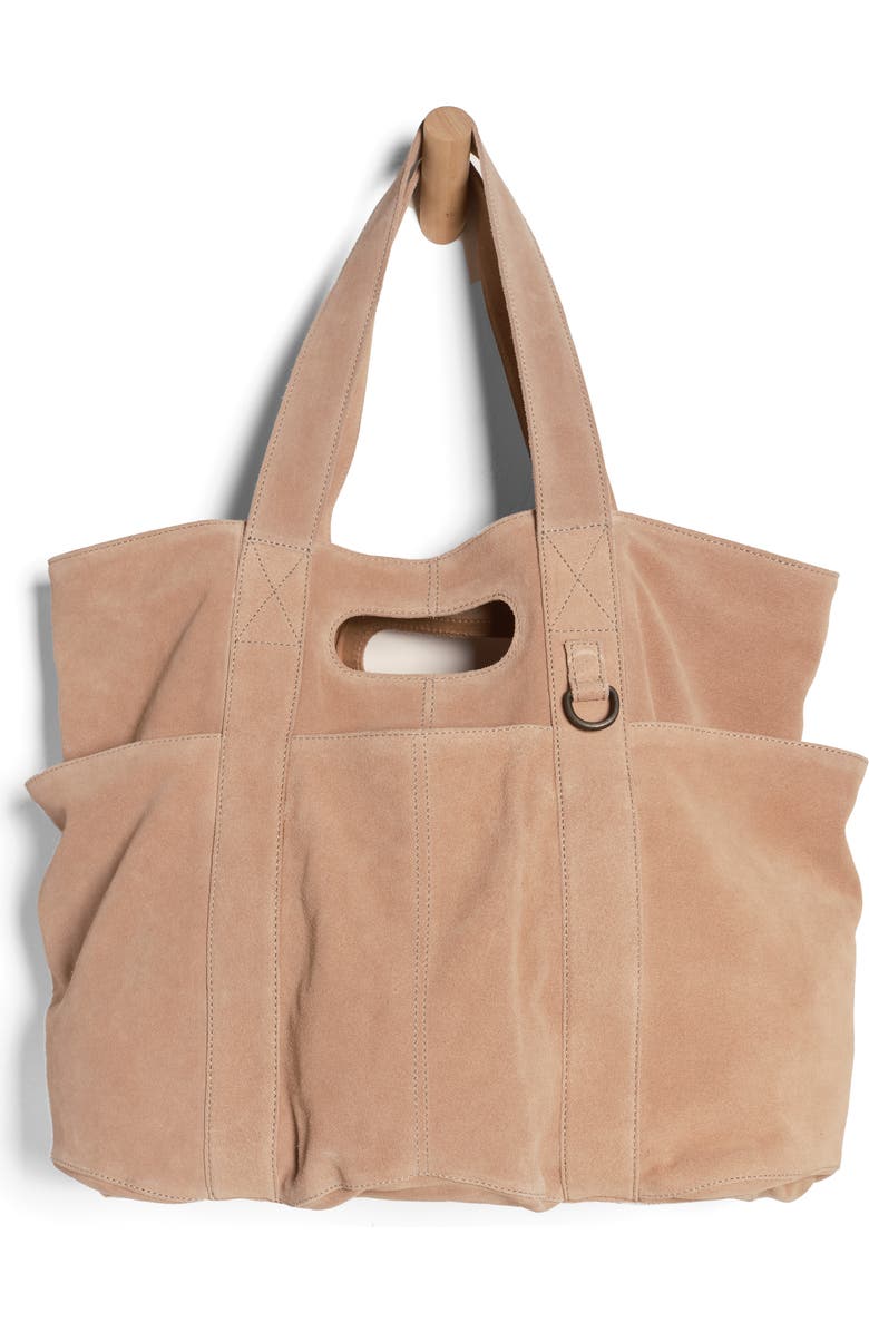 Free People Caravan Suede Tote, Main, color,
