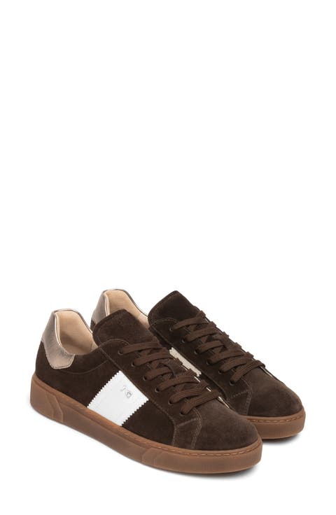 Retro Low Top Leather Sneaker