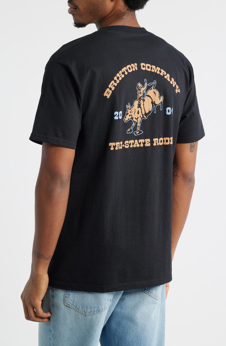 Brixton Danforth Graphic T-Shirt, Alternate, color, Black