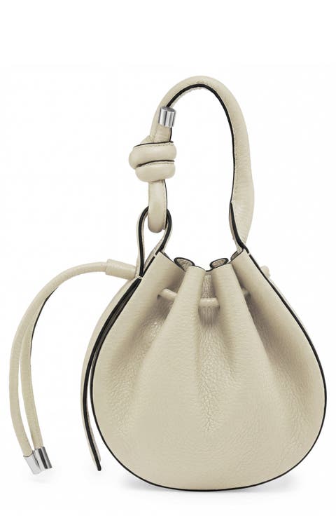 Mini Ina Pebble Leather Crossbody Bag
