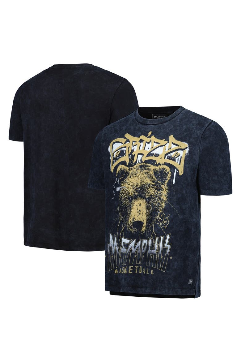 Unisex The Wild Collective  Black Memphis Grizzlies Tour Band T-Shirt, Main, color, Black