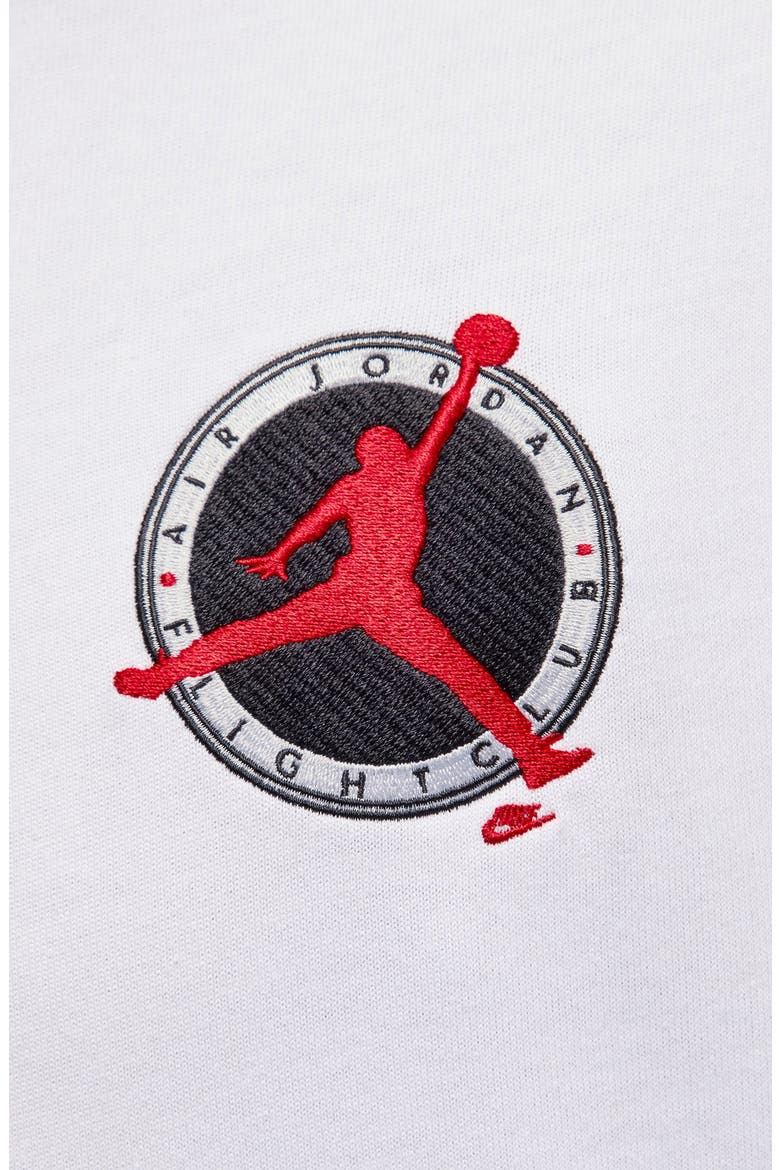 MJ Flight Club Short Sleeve T-Shirt, Alternate, color, 100 WHITE