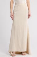 TWP Isn't It Romantic High-Low Midi Skirt