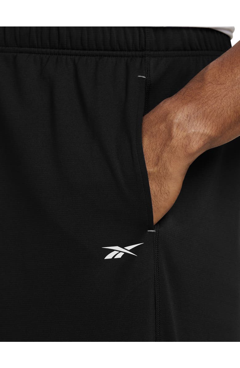 Reebok Performance Jersey Elastic-Hem Tech Pants, Alternate, color, Black