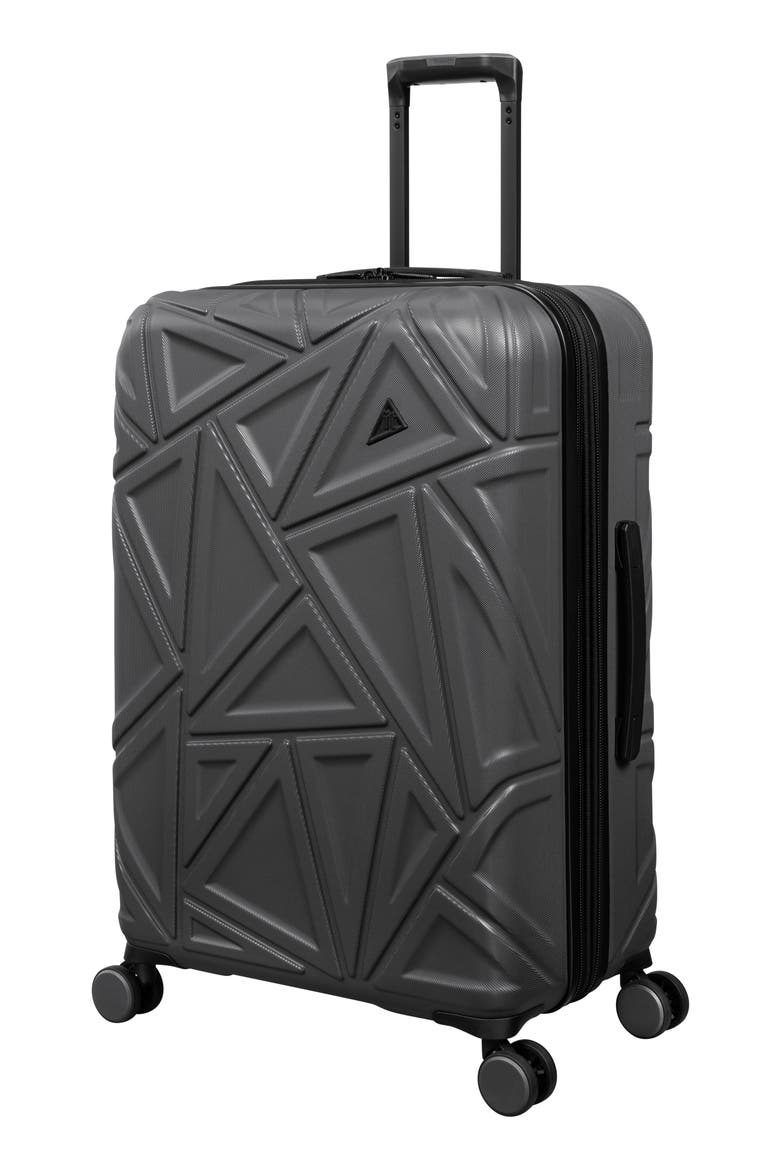 Trigon 27-Inch Hardside Expandable Spinner Suitcase, Main, color, CHARCOAL